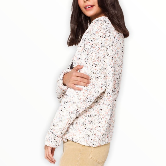 Sky + Sparrow cable knit crop cardigan - Picture 2 of 12